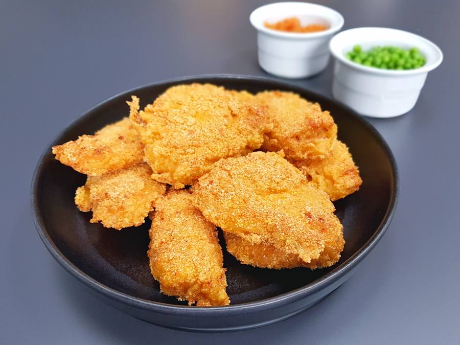 Cheesy Crunchy Chicken Dippers