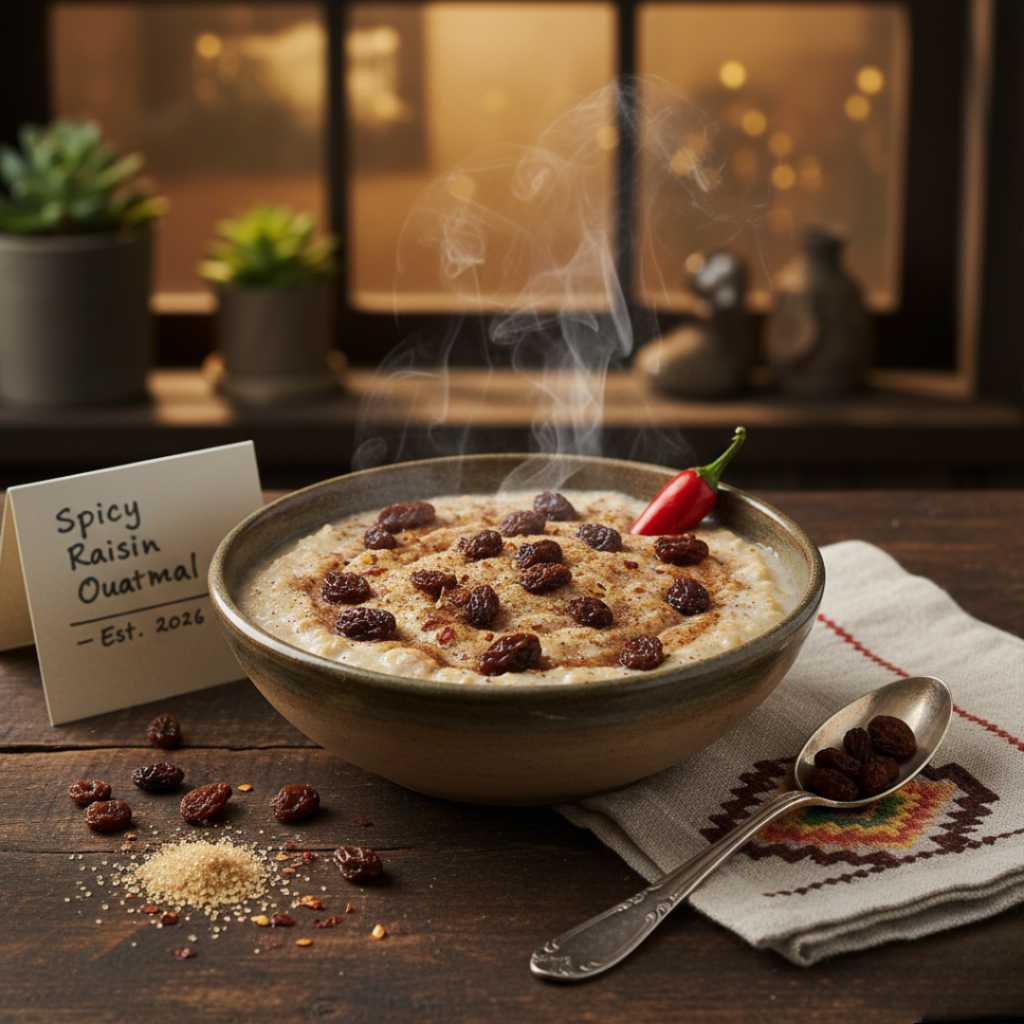 Spicy Raisin Oatmeal