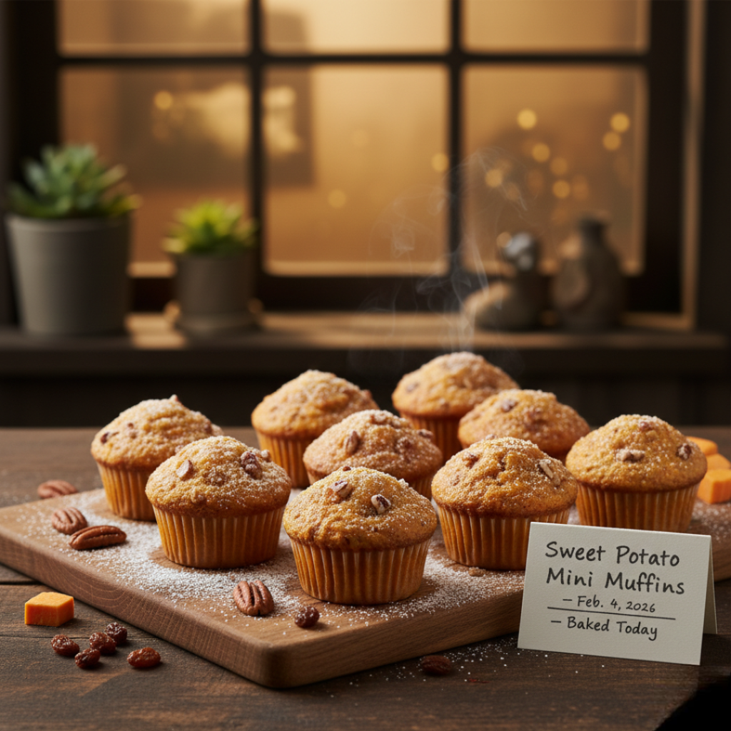 Sweet Potato Mini Muffins