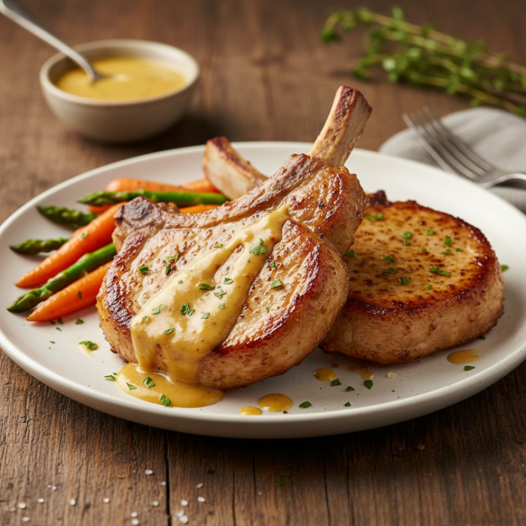Honey Mustard Pork Chops