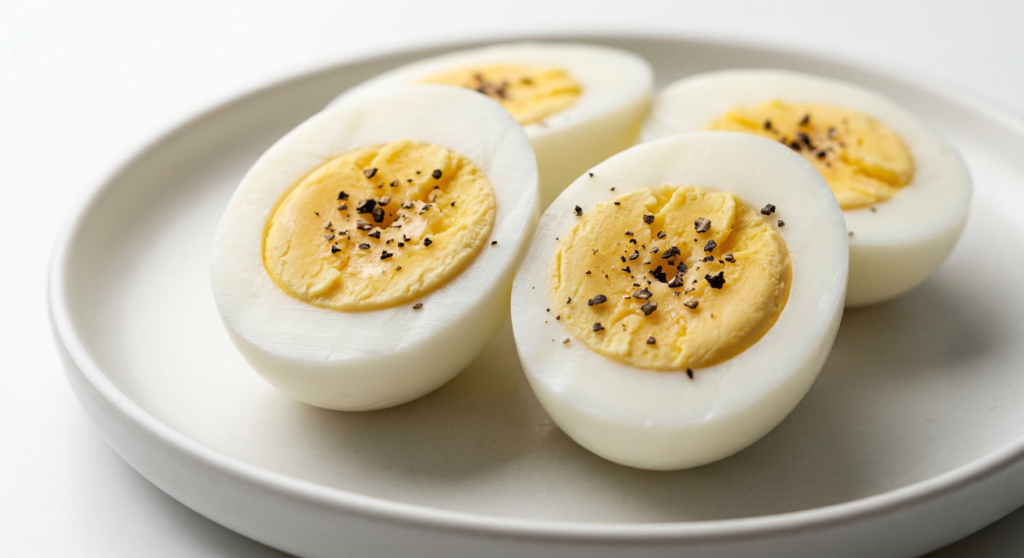 boiled eggs high protein snack before bed for weight loss