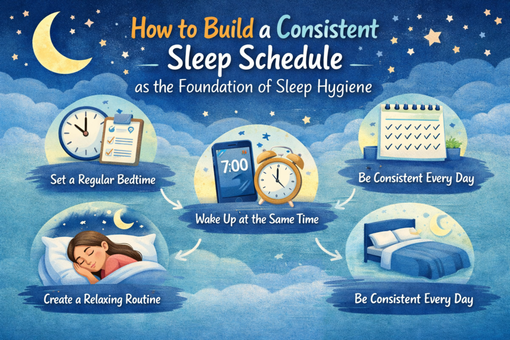 How to Build a Consistent Sleep Schedule as the Foundation of Sleep Hygiene