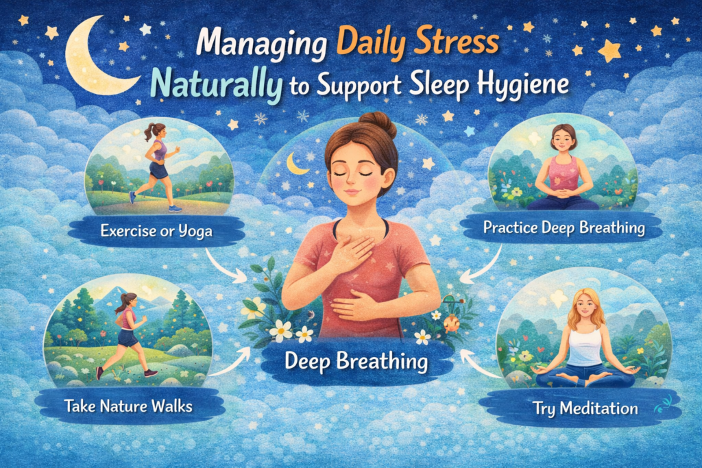 Managing Daily Stress Naturally to Support Sleep Hygiene